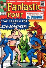 FANTASTIC FOUR #27 COMIC BOOK COVER GLOSSY Poster print 16″x24″ HOME DECOR