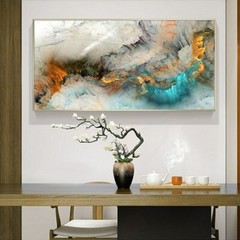 Abstract Colorful Cloud Posters Home Decor Print Canvas Painting Canvas Wall Art