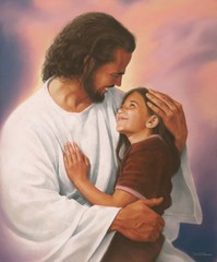 Adoration Jesus Christ Child Print David Bowman Religious Spiritual Art Picture