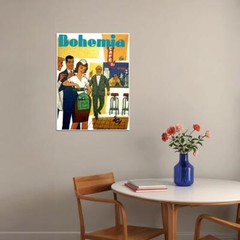 402197 Bohemia magazine Restaurant WALL PRINT POSTER US