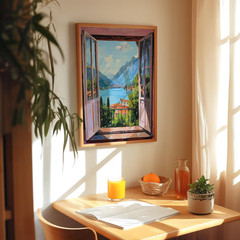 Open Window Henri Matisse Print, Henri Matisse Style Fauvism Painting, Modern