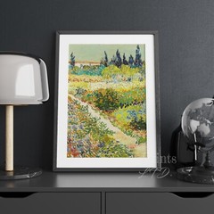 Vincent van Gogh Garden at Arles 1888 Premium Art Print