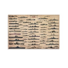 US Navy Battleship USA Warship United States of America WW2 Military Collecti…