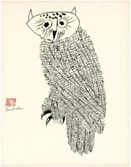 Owl No. 1 : Ben Shahn : Midcentury : Art Print