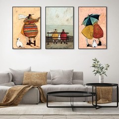 Aesthetic Abstract Canvas Wall Art 32x24in 3 Piece Grey