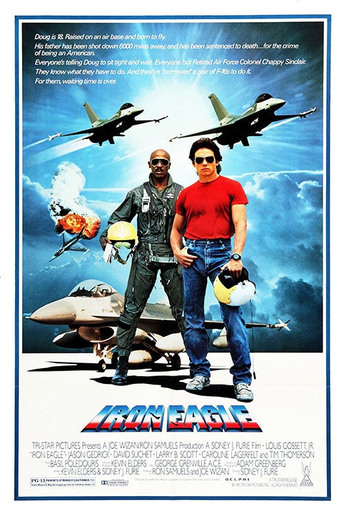 Iron Eagle 24×36″ Movie Poster | Licensed | New | 1986