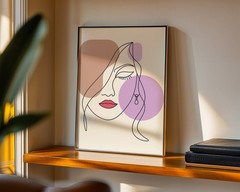 Minimalist Line Art Poster Print LA326
