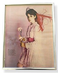 Set of 2 Life Magazine Way Out Fashion 1967 Framed Model Photographs NYC Mod Art