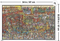 Where’s Waldo TOYS TOYS TOYS 22.375” x34” Horizontal Wall Poster ~ NEW