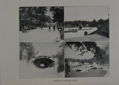 Antique New York City 1904 Art Print Central Park Views and Mansions Wall Art