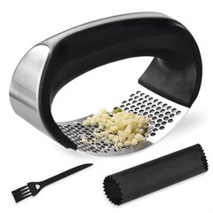 High Quality Home Kitchen Accessories Tools StainlessGinger Crusher Garlic Press
