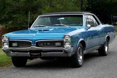 1967 Pontiac GTO Hardtop Coupe 4-Speed | 24″x36″ POSTER | classic car