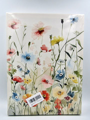 KISSFOX Colorful Wildflower Canvas Wall Art Set Of 3 Flowers Pictures 16″x12″