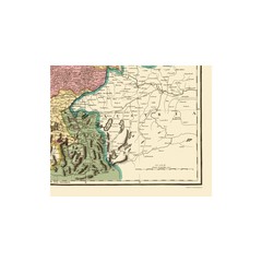 Historic Map – Bavaria Germany – Hamilton 1831 – Vintage Wall Art
