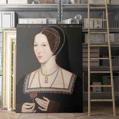 Anne Boleyn – Queen of England Canvas Wall Art Print