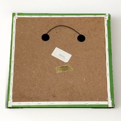 “Dancers” Green & Yellow 12×12 Gallery Wrapped Frameless Wooden Wall Art Set(2)