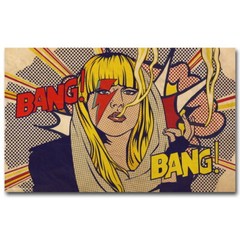 82604 Roy Lichtenstein Pop Girl Decor Wall Print Poster