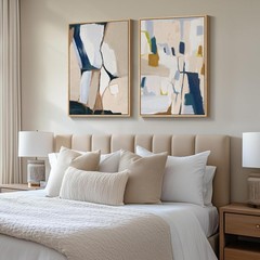 Contemporary 24×36″ Framed Neutral Abstract Art – Perfect for Stylish Interiors