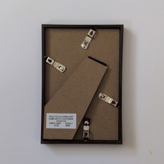 Original art ‘None of It Matters’ Framed drawing. 4×6