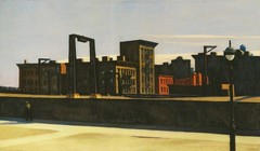EDWARD HOPPER Manhattan Bridge Loop 17″ x 17.75″ Offset Lithograph 2010 Realism