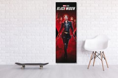 Black Widow – Marvel Door Movie Poster (Unfinished Business) (Size: 21″ x 62″)