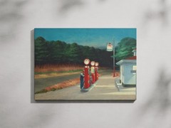 Edward Hopper Gas Station Canvas Wall Art Realist Painting Poster