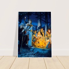 Companions of the Lance Camp – Dragonlance Heroes by Larry Elmore (1984)