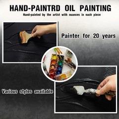 Modern Wall Decor For Bedroom Abstract Hand-Painted Oil Painting For Living R…