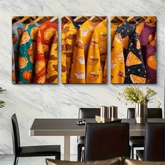3pcs Unisex Hygge Autumn Fall Sweatshirt Perfect Wall Art Canvas Unframed/Framed