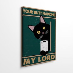 Inspirational Funny Bathroom Wall Art Canvas Print Poster Frameless Decor