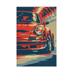 Classic Porsche 911 Poster – Vintage Sports Car Wall Art Print