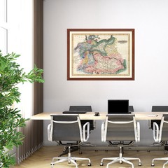 Old Map of Germany 1823 – Vintage Germany Art Wall Decor