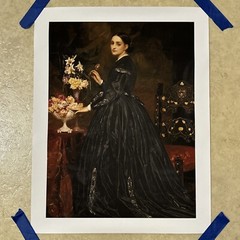 Lord Frederic Leighton – Mrs. James Guthrie ✅ Canvas Poster Wall Art ✅ 12×18 in