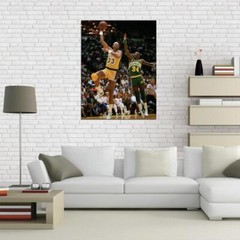 V0679 Kareem Abdul-Jabbar Lakers Sky Hook Shot Retro Decor WALL POSTER PRINT