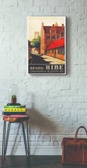 DENMARK VINTAGE STYLE PRINT/POSTER SATIN PHOTO PAPER T376