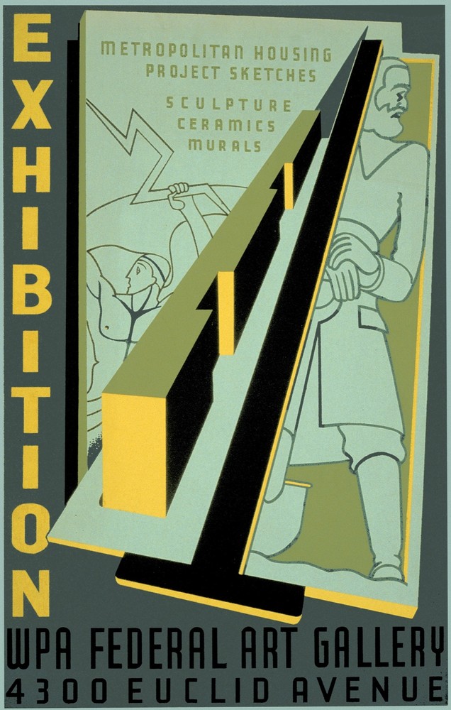 Decor Exhibition Poster. Graphic Art Design. Federal Art gallery. Wall Art. 1705