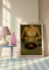Vintage Vinyl Record Wall Art Retro Music Poster Classic Record Player Decor