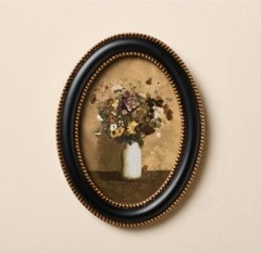 6” X 8” Oval Flower Bouquet Frame Hearth & Hand with Magnolia Wall Art Floral