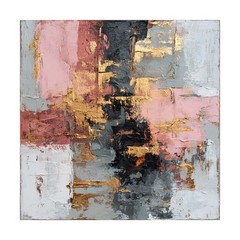 Black Abstract Hand Painted Oil Painting Original Art Canvas Wall Art Minimalist