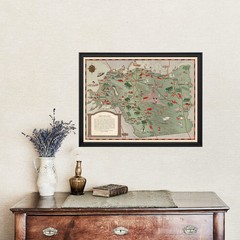 Old Map of San Francisco, CA 1932 – Vintage San Francisco Ca