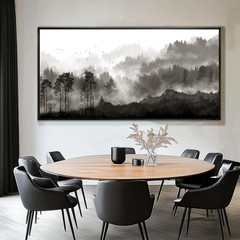 Large Black and White Tree Canvas Wall Art for Living Room or Bedroom 24”X48”