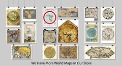 1892 Flat Earth Map – Alexander Gleason’s New Standard Map the World Globe Model