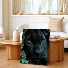 Wall Art Black Panther Portrait Wildlife Animal Close Up Canvas Print Decor