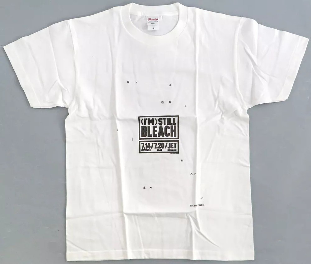 T-shirt Poem Shibuya Poster Jack T-shirt White M size «BLEACH»