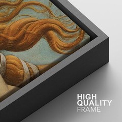 Wall26 The Birth of Venus by Sandro Botticelli Framed Wall Art Canvas Print