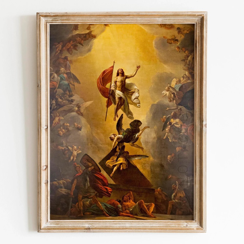 The Ascension of Jesus Christ Wall Art Poster Print