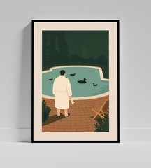 The Sopranos Poster – Tony Soprano HBO Crime Drama Mafia Wall Art