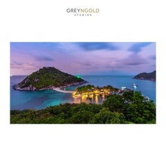 Beauty of Nature Wonderful Island Wall Art Print pick size A4/A3/A2/90x60cm