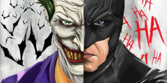 Batman And Joker Wallpaper Canvas Wall Decor, Killing Joker Canvas Print Wall Ar