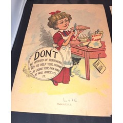 Antique Charles Howard Cartoon Prints – Big Head & Vinegar Valentine